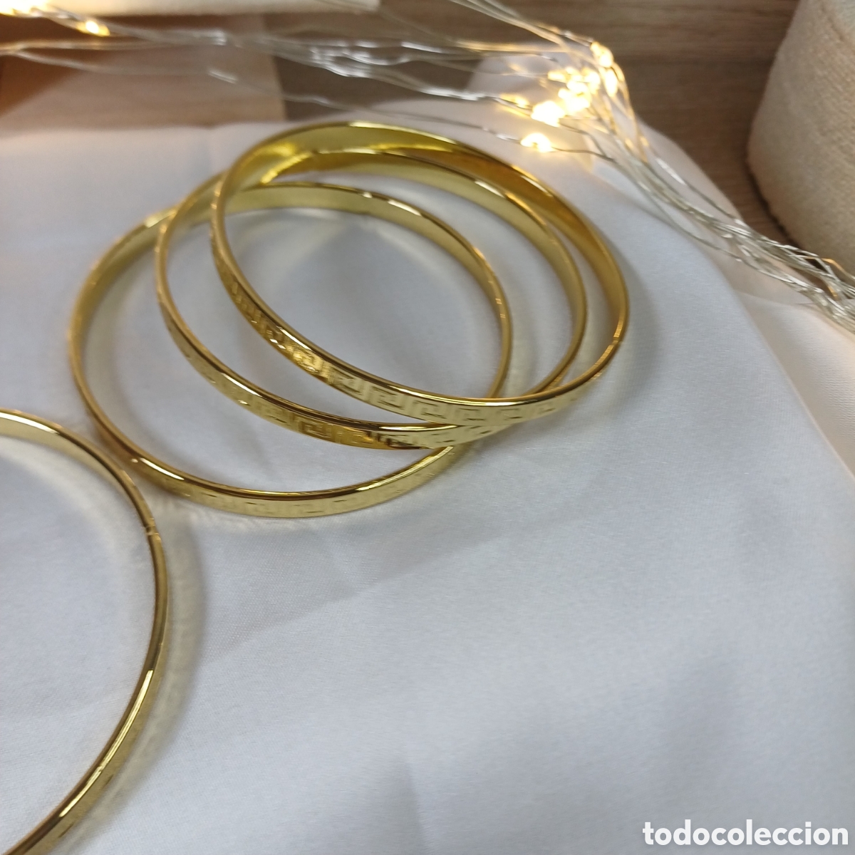Joyeria: SEMANARIO GRECA CHAPADO ORO 18 K - Foto 8