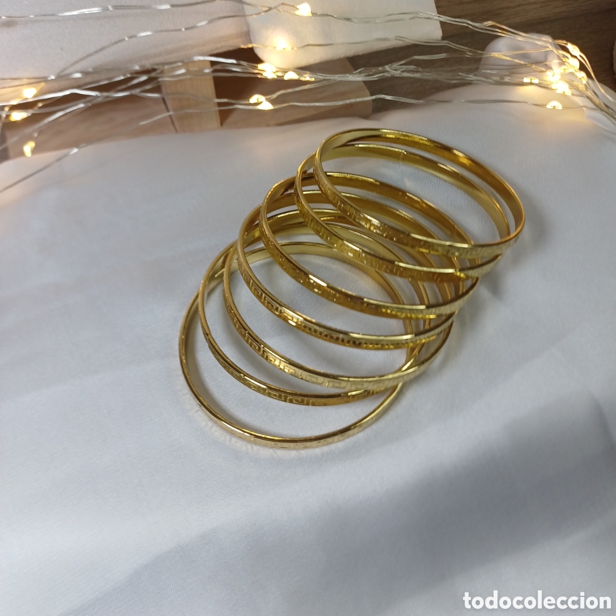 Joyeria: SEMANARIO GRECA CHAPADO ORO 18 K