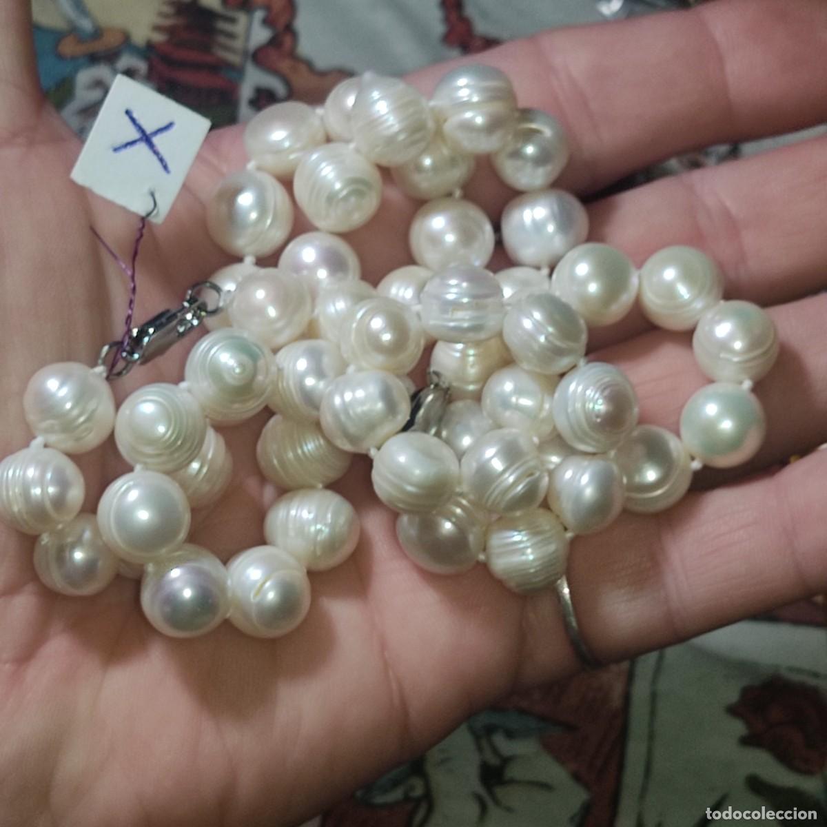Joyeria: Precioso juego de collar y pulsera de hermosas perlas barrocas 12mm de los mares del sur.*X*