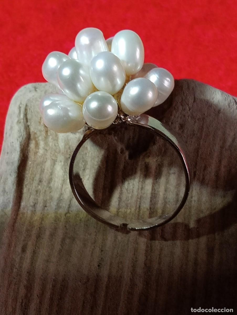 Joyeria: RACIMO DE PERLAS NATURALES EN ANILLO (SIN USAR) - Foto 5