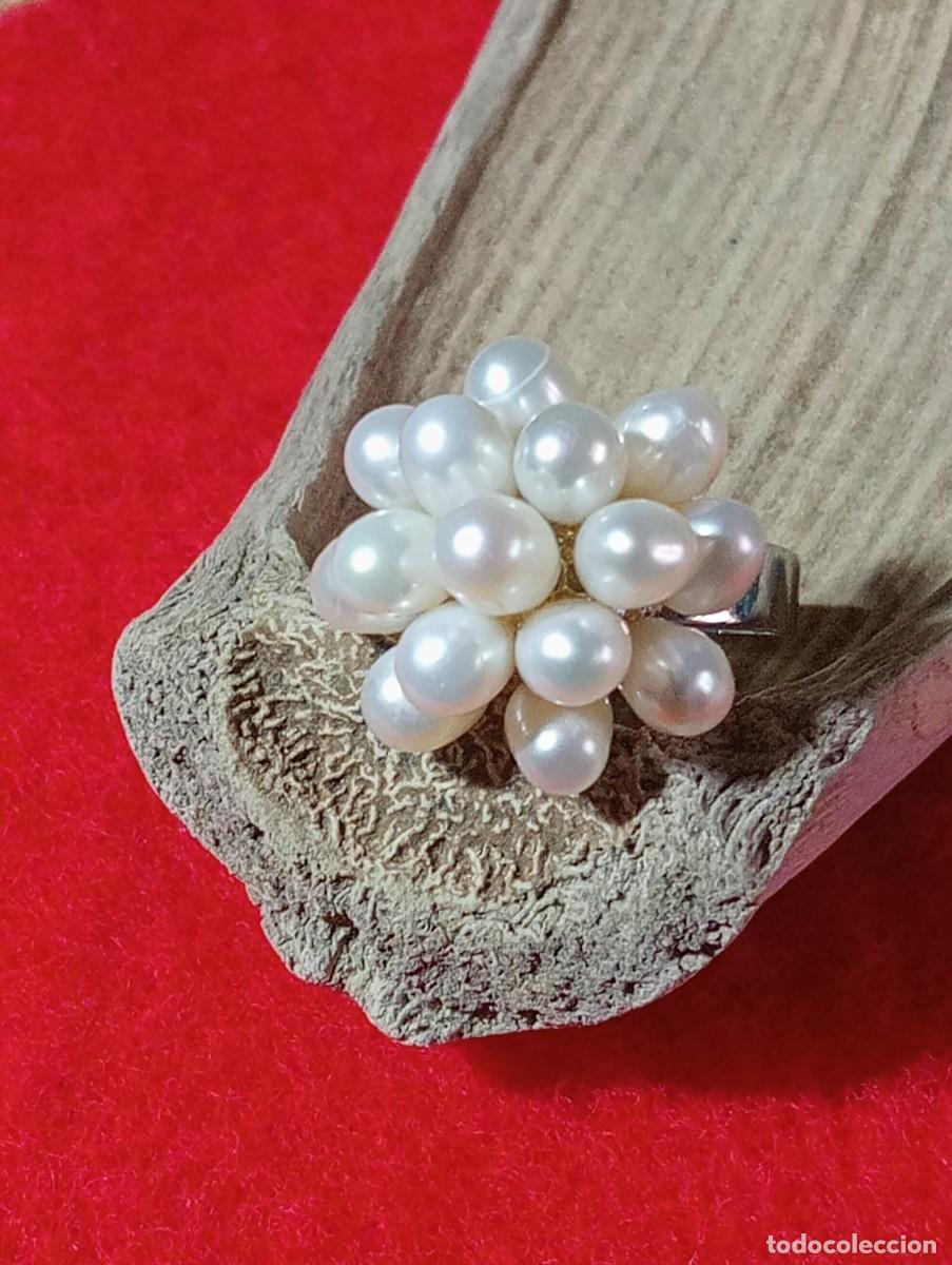 Joyeria: RACIMO DE PERLAS NATURALES EN ANILLO (SIN USAR) - Foto 6