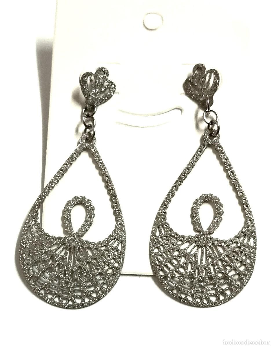 Joyeria: Pendientes largos de acero - Foto 2