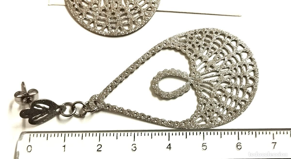 Joyeria: Pendientes largos de acero - Foto 4