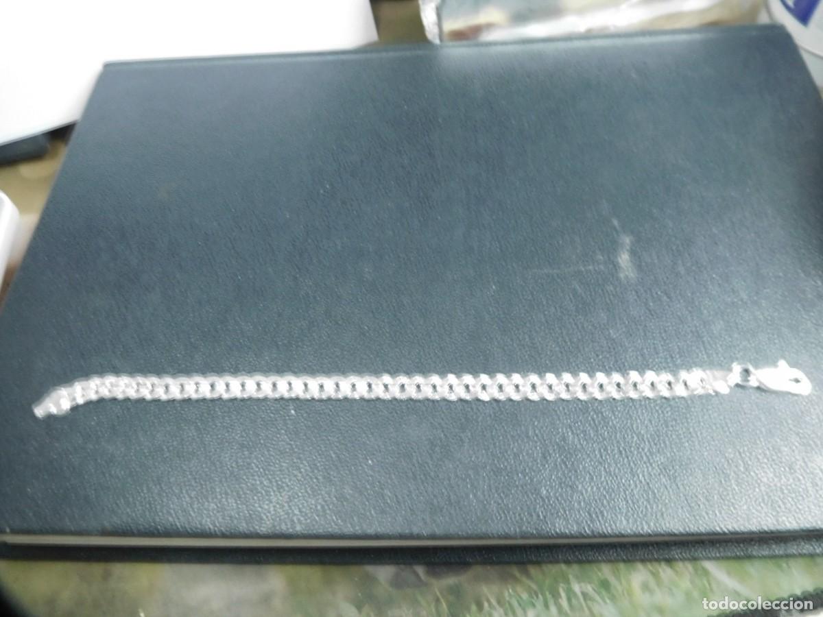 Joyeria: Pulsera de `plata de eslabones cubanos