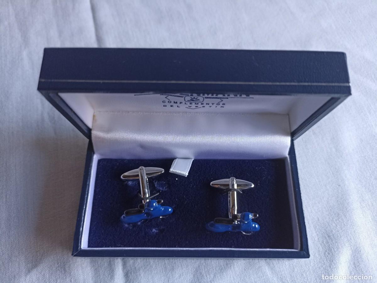 Joyeria: Gemelos vespa azul con caja - Foto 4