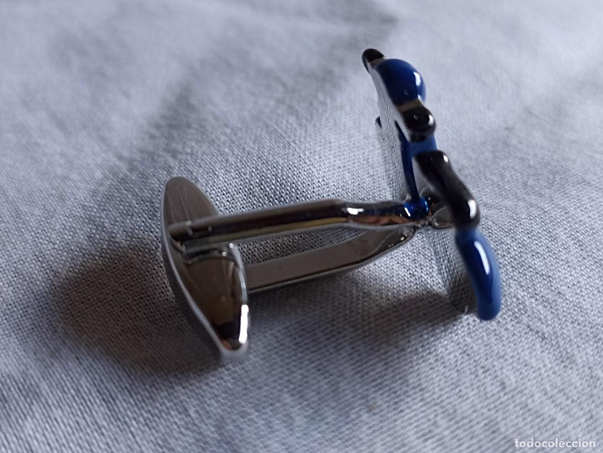 Joyeria: Gemelos vespa azul con caja - Foto 6