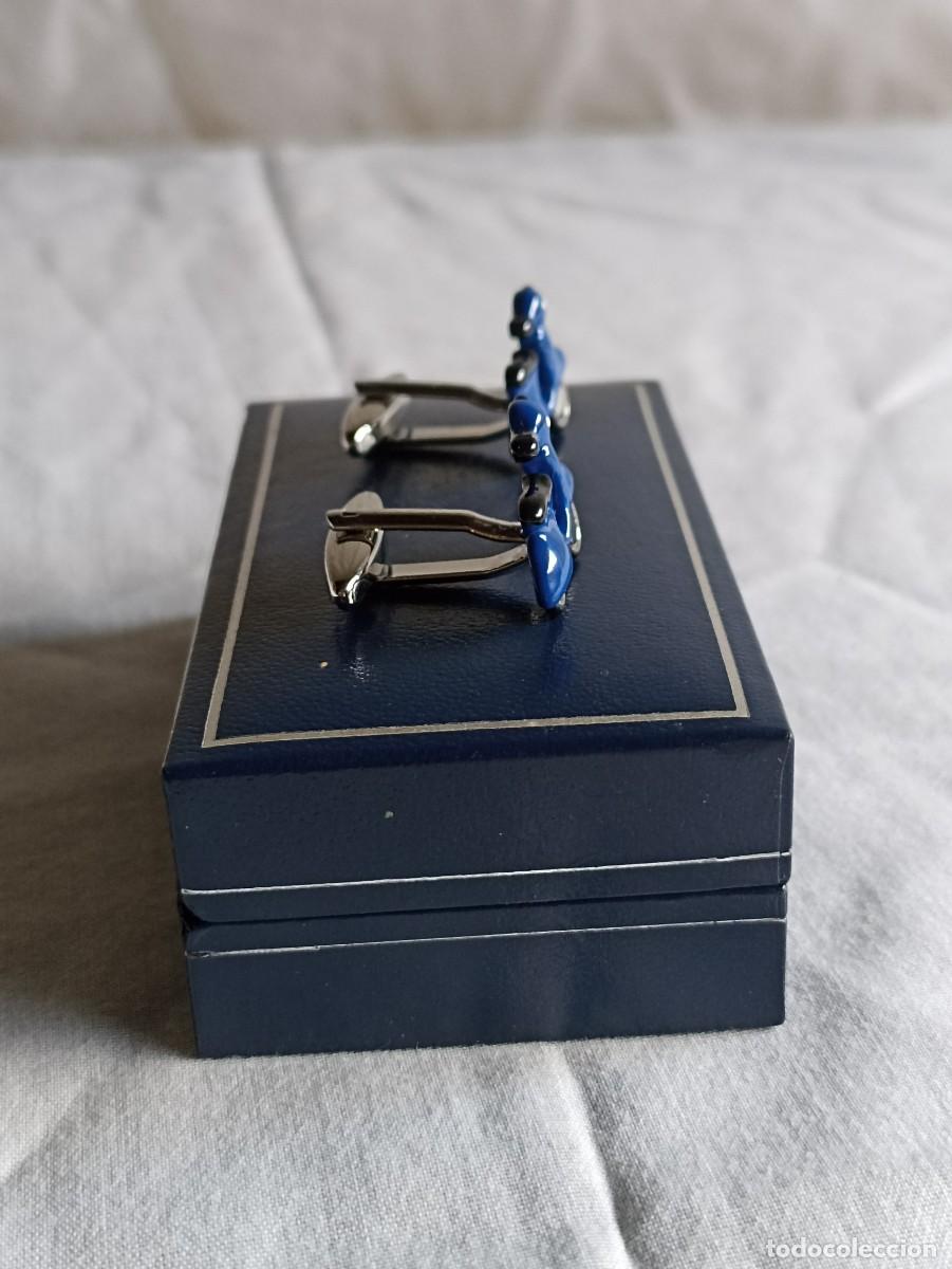 Joyeria: Gemelos vespa azul con caja - Foto 13