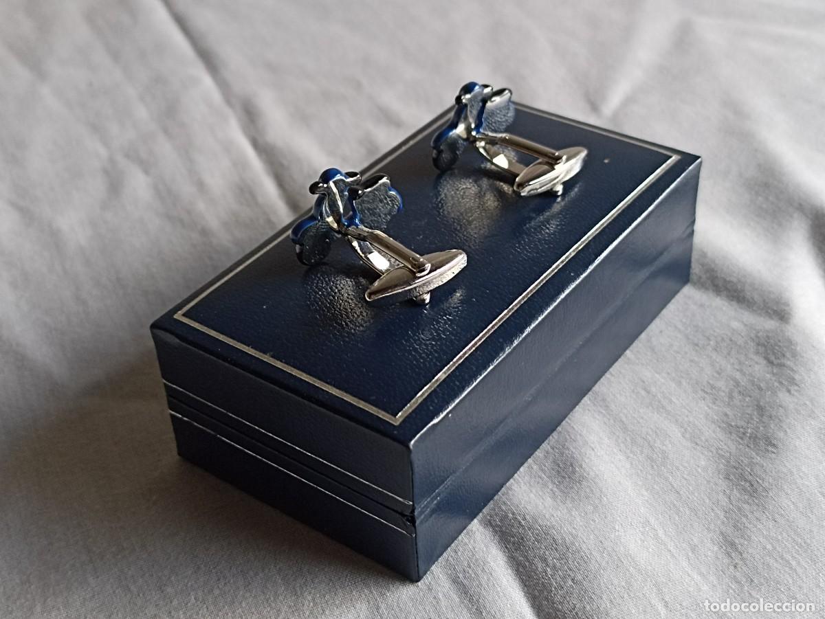 Joyeria: Gemelos vespa azul con caja - Foto 14