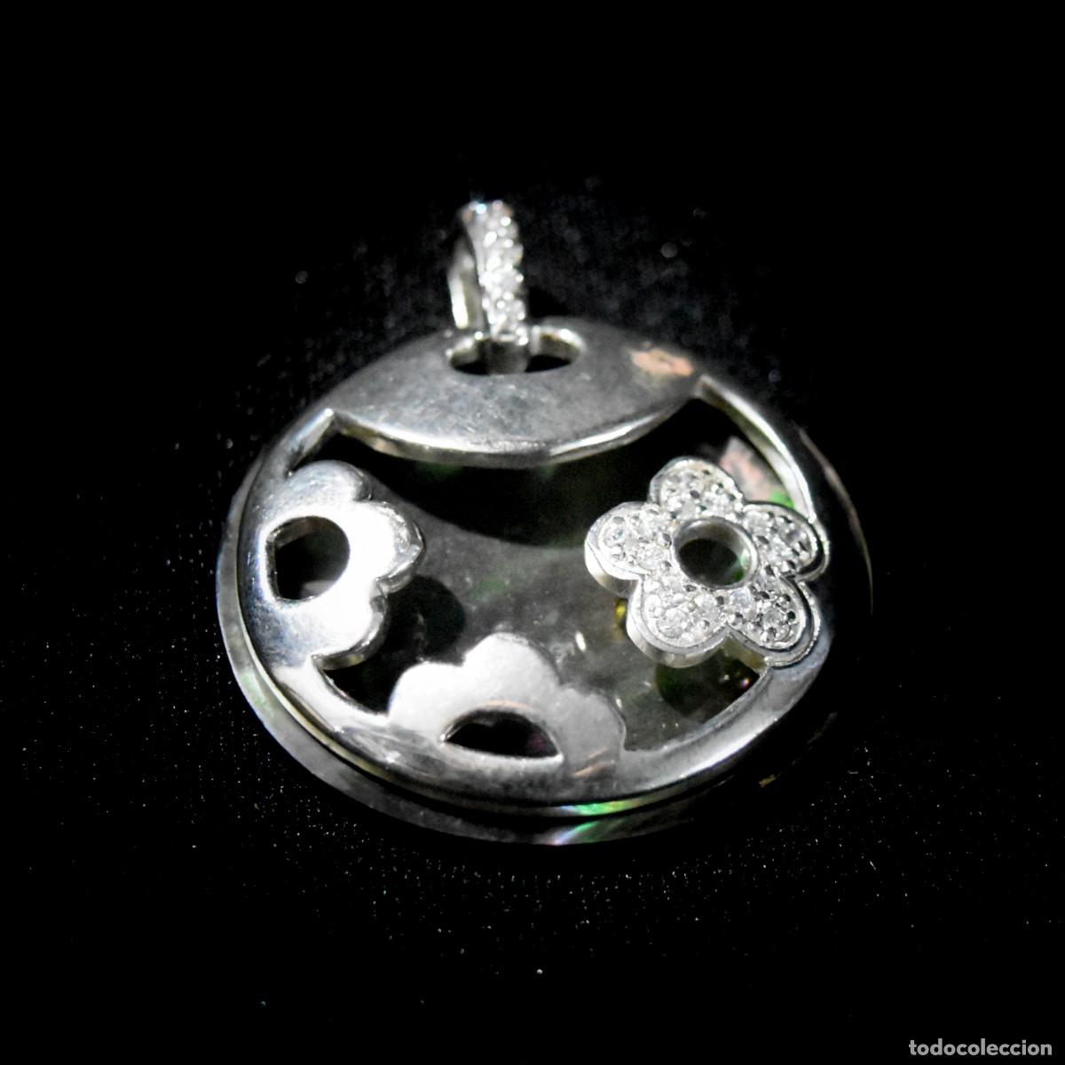 Joyeria: Colgante de plata con trasera en n&aacute;car - Foto 7