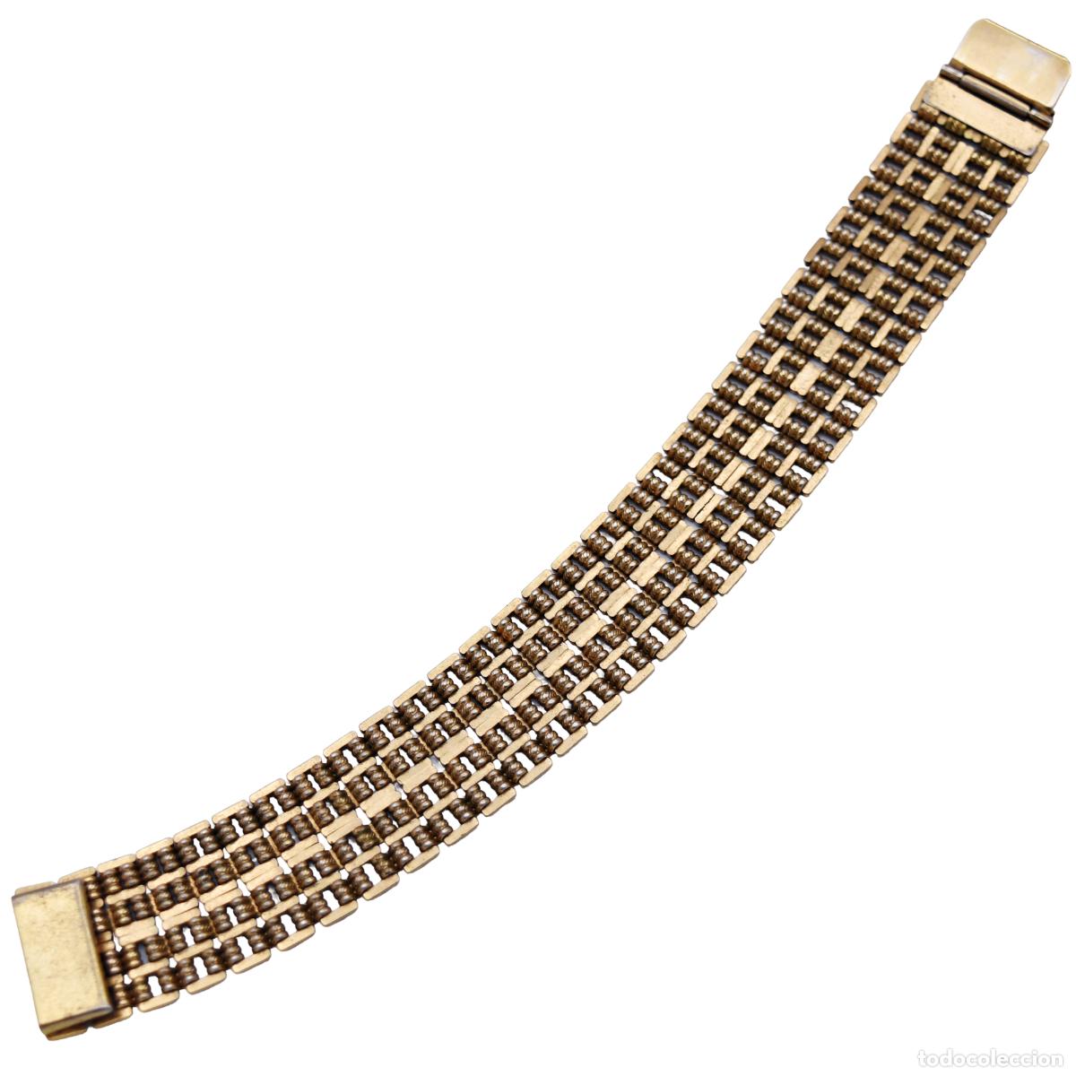 Joyeria: Pulsera de metal dorado - Foto 2