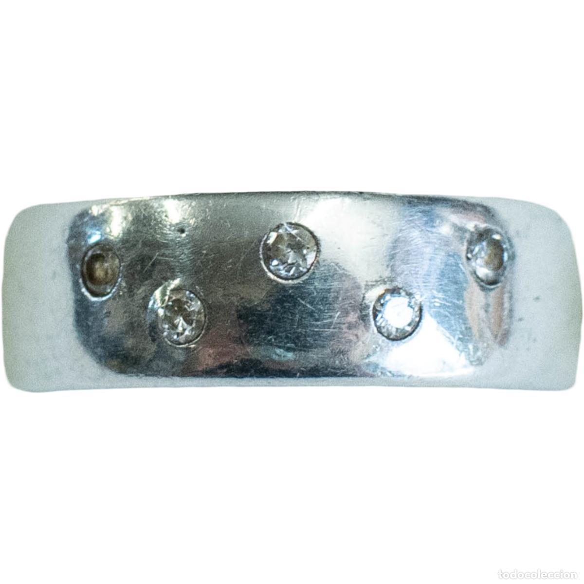 Schmuck: Anillo plata ley con circonitas