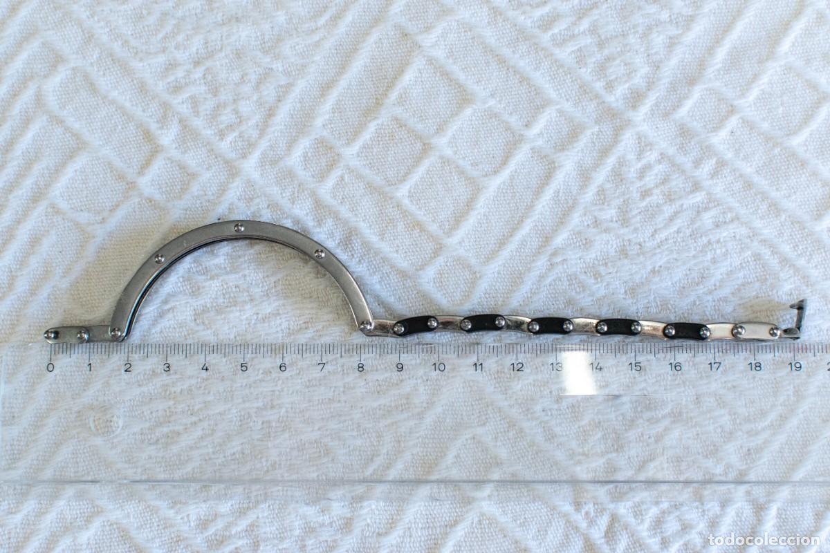 Joyeria: Pulsera de caucho y acero - Foto 4