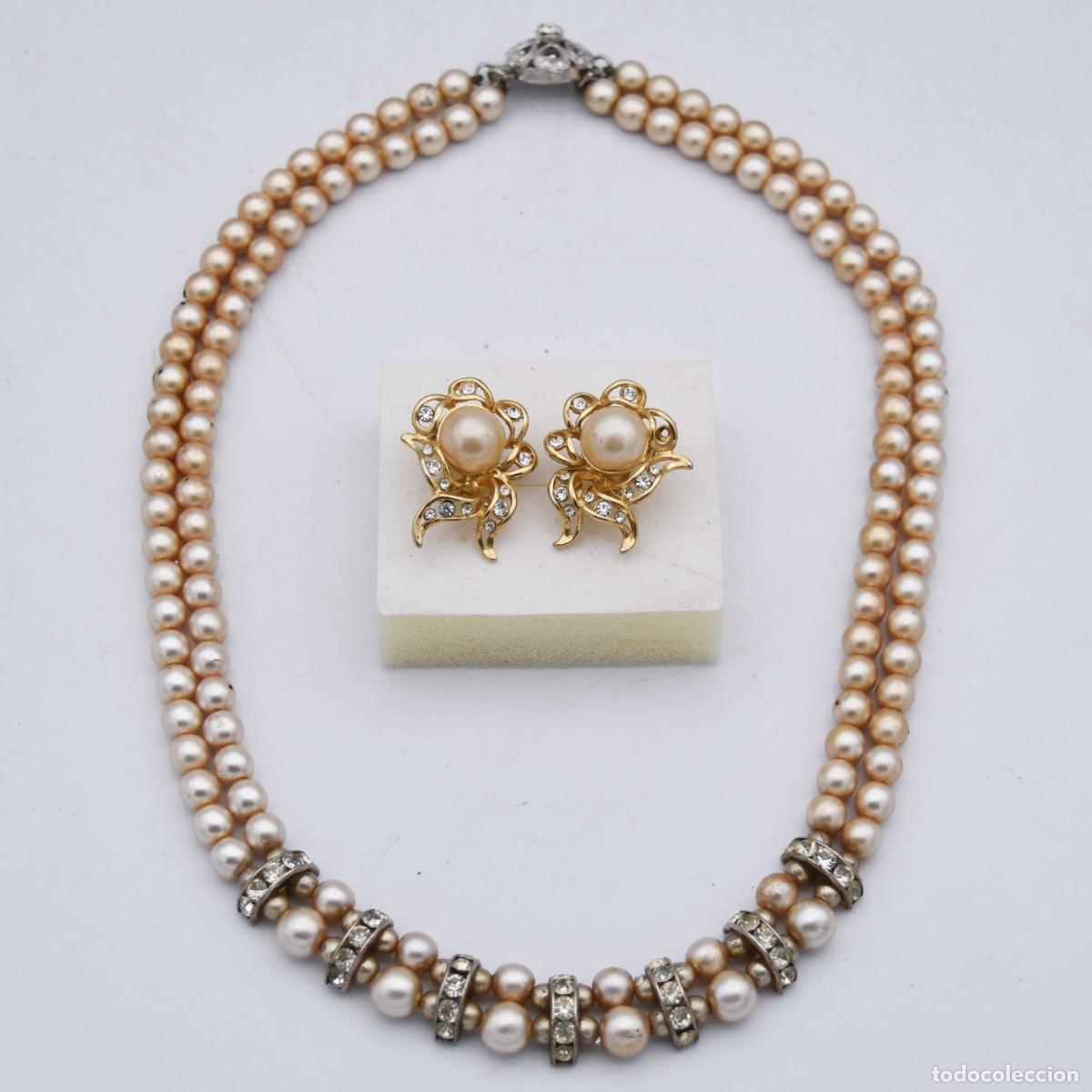 Joyeria: Collar y pendientes dorados - Foto 5