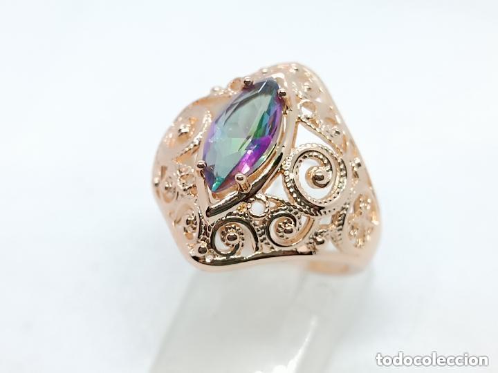 Joyeria: Espectacular gran anillo oro de dise&ntilde;o calado - Foto 3