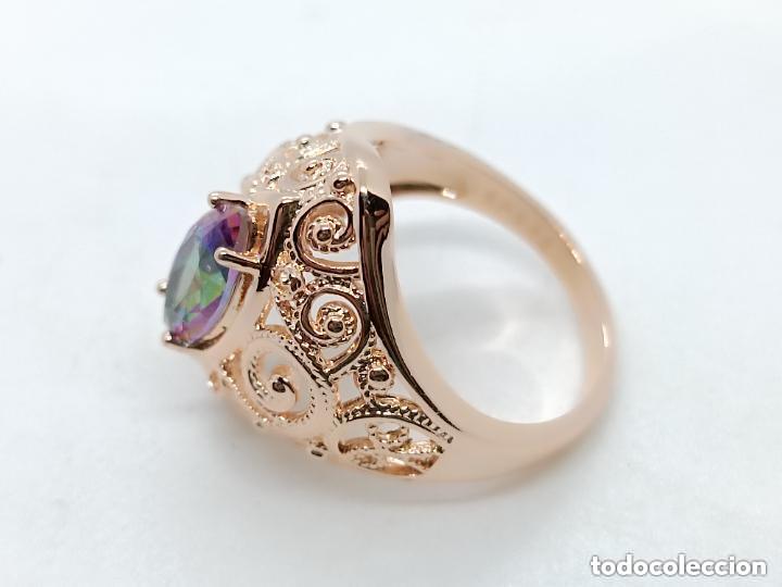 Joyeria: Espectacular gran anillo oro de dise&ntilde;o calado - Foto 5