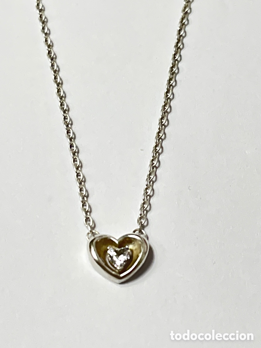 Joyeria: Gargantilla marca Pandora de plata centro corazon /CC493 - Foto 4