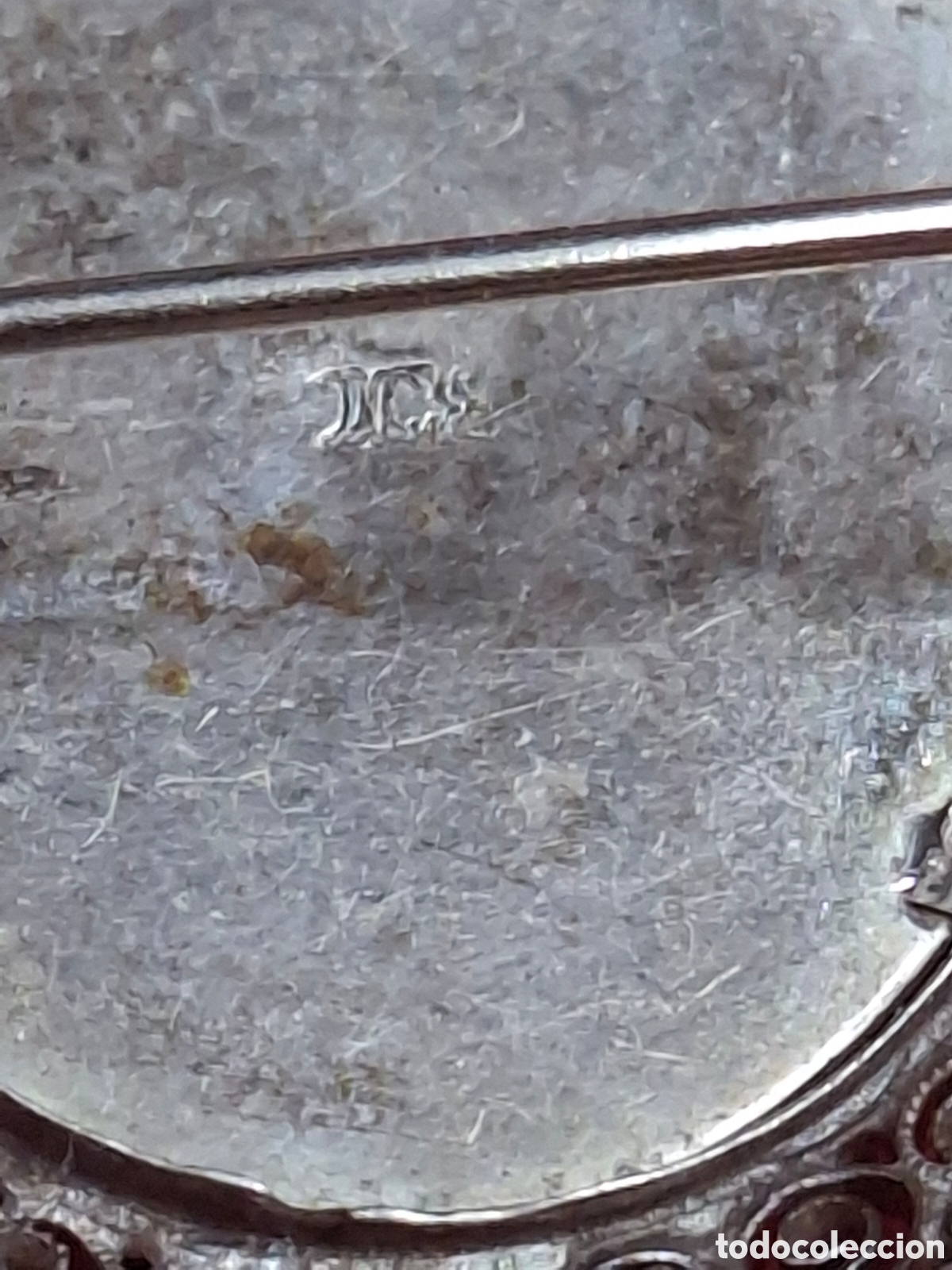 Joyeria: Antigua medalla broche filigrana - Foto 4