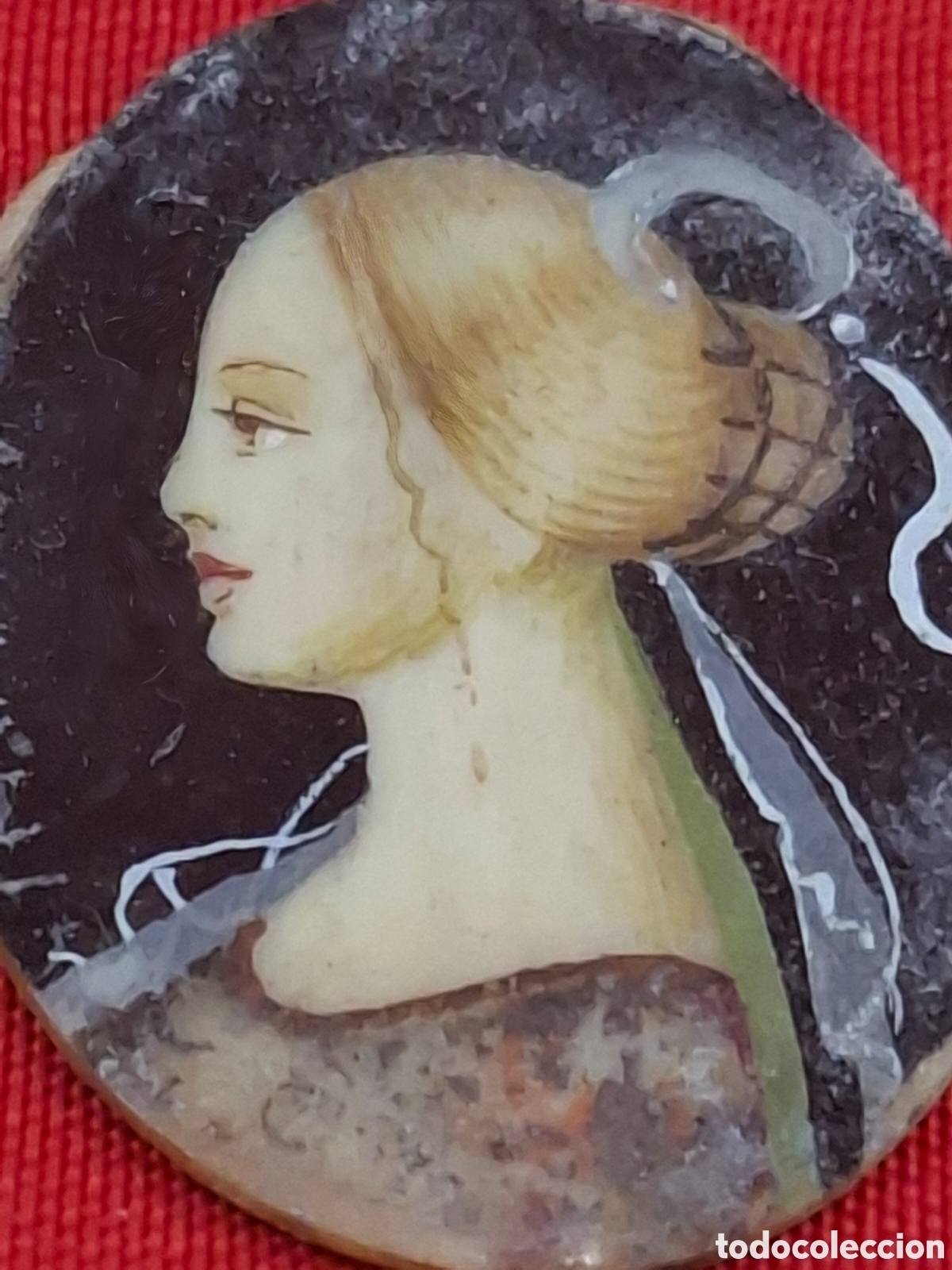 Joyeria: Antigua medalla broche filigrana - Foto 8