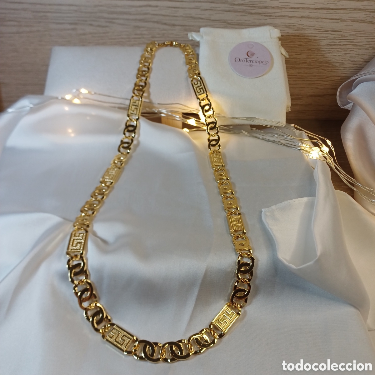 Jewelry: GARGANTILLA TIPO GUCCI CHAPADA ORO 18 K
