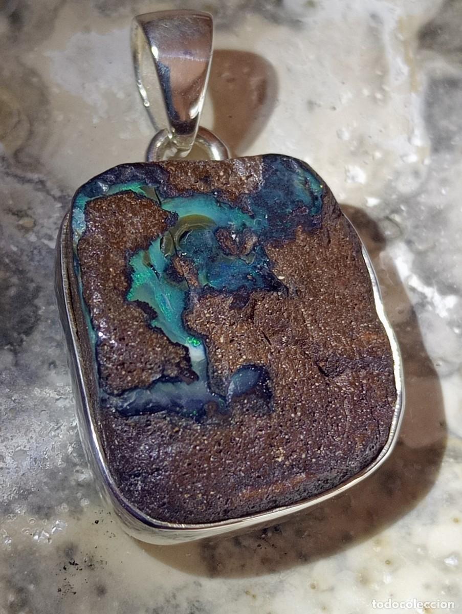 Joyeria: VALIOSO Y ELEGANTE &Oacute;PALO BOULDER EN PLATA MACIZA (SIN USAR)