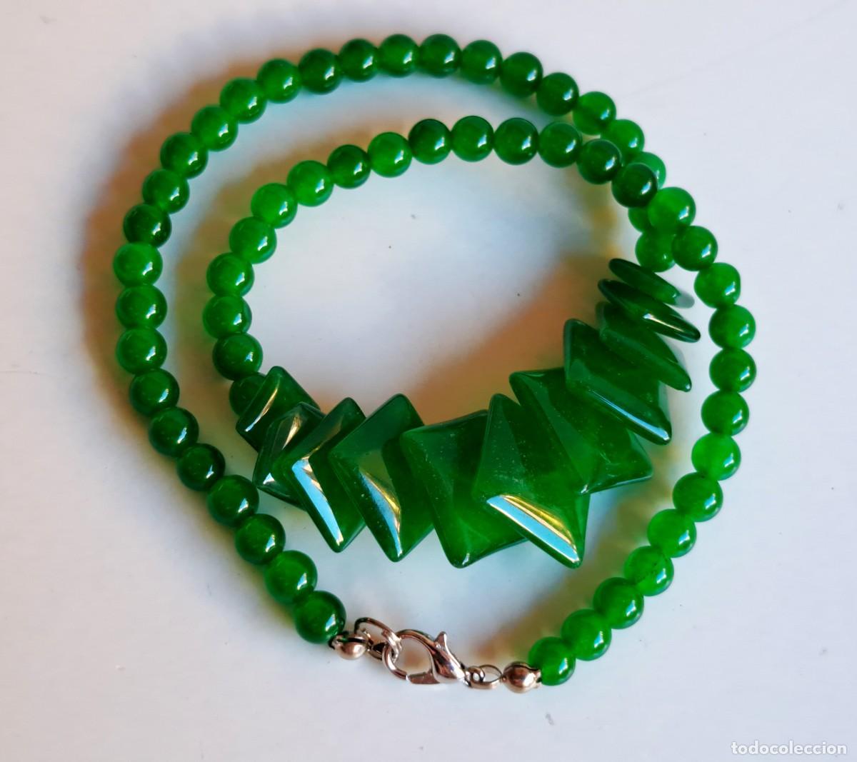 Gioielleria: COLLAR DE JADE VERDE NUEVO SIN USAR