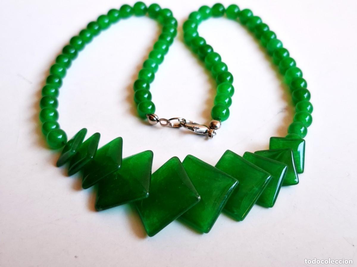 Joyeria: COLLAR DE JADE VERDE NUEVO SIN USAR - Foto 8
