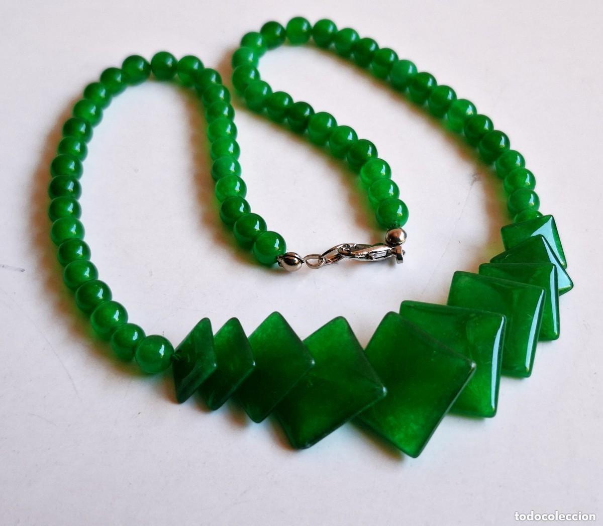Joyeria: COLLAR DE JADE VERDE NUEVO SIN USAR - Foto 10