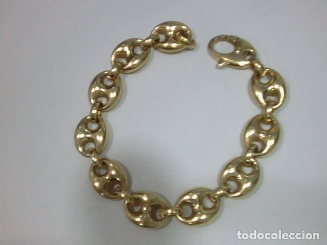 Joyeria: pulsera calabrote oro 18 kts