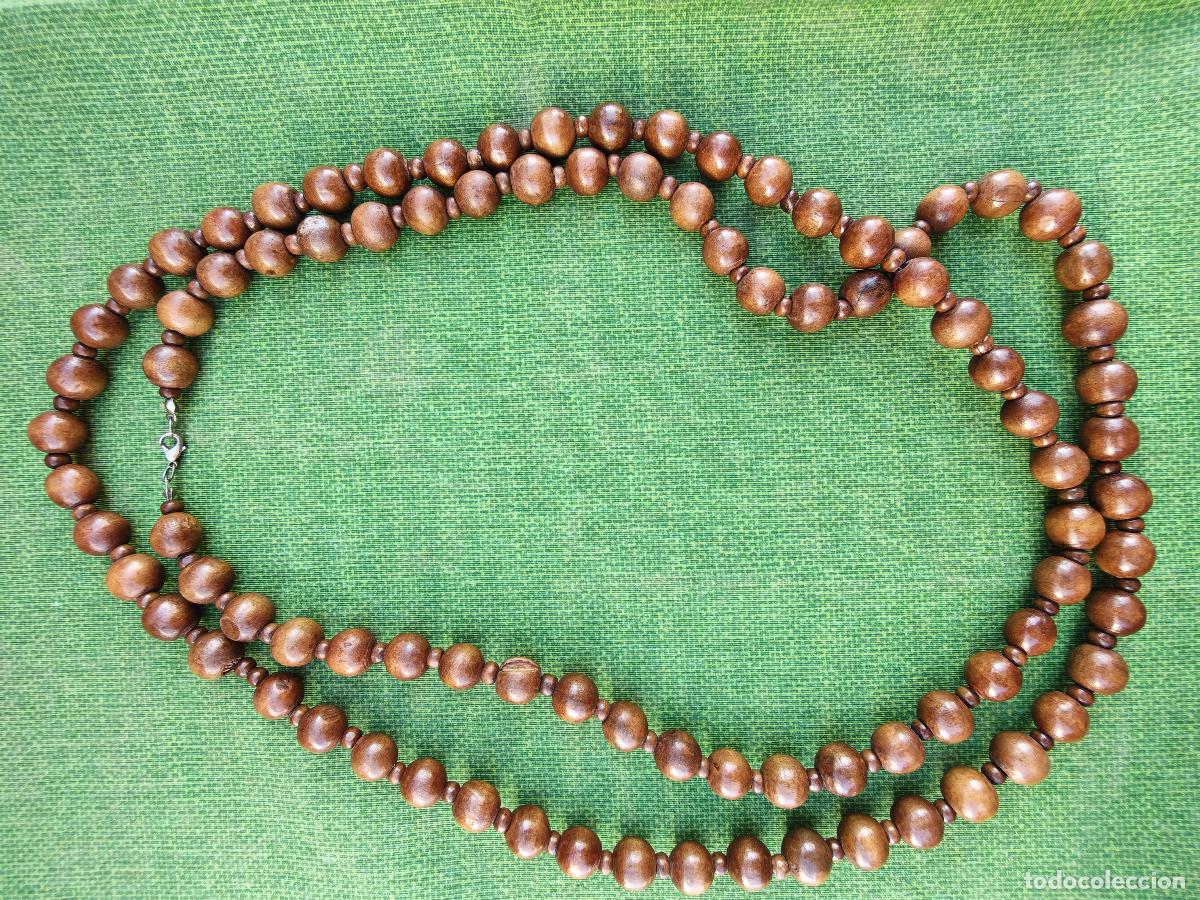 Joyeria: 5 collares largos: de madera, pl&aacute;stico y metal. - Foto 3