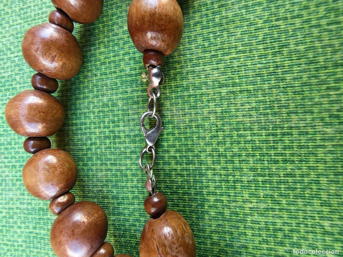 Joyeria: 5 collares largos: de madera, pl&aacute;stico y metal. - Foto 4