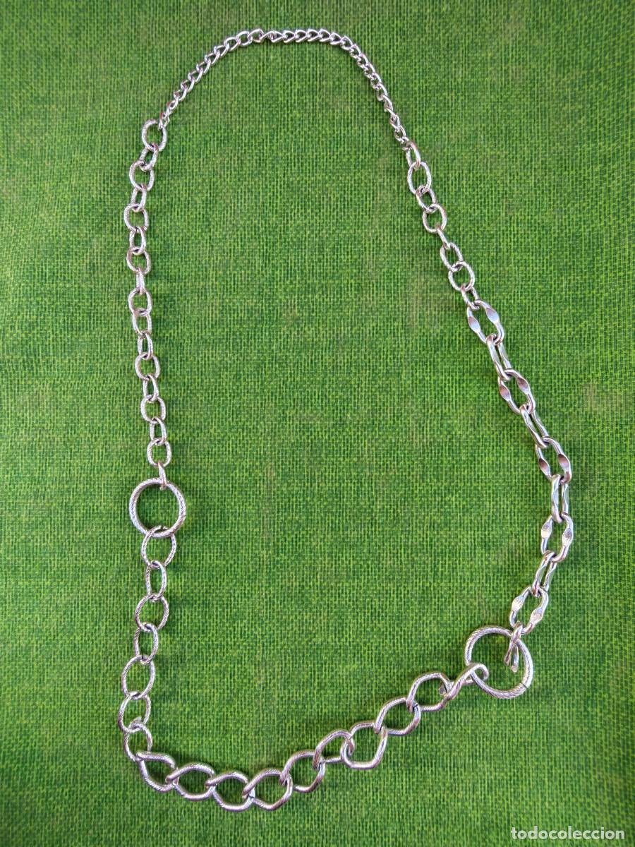 Joyeria: 5 collares largos: de madera, pl&aacute;stico y metal. - Foto 5