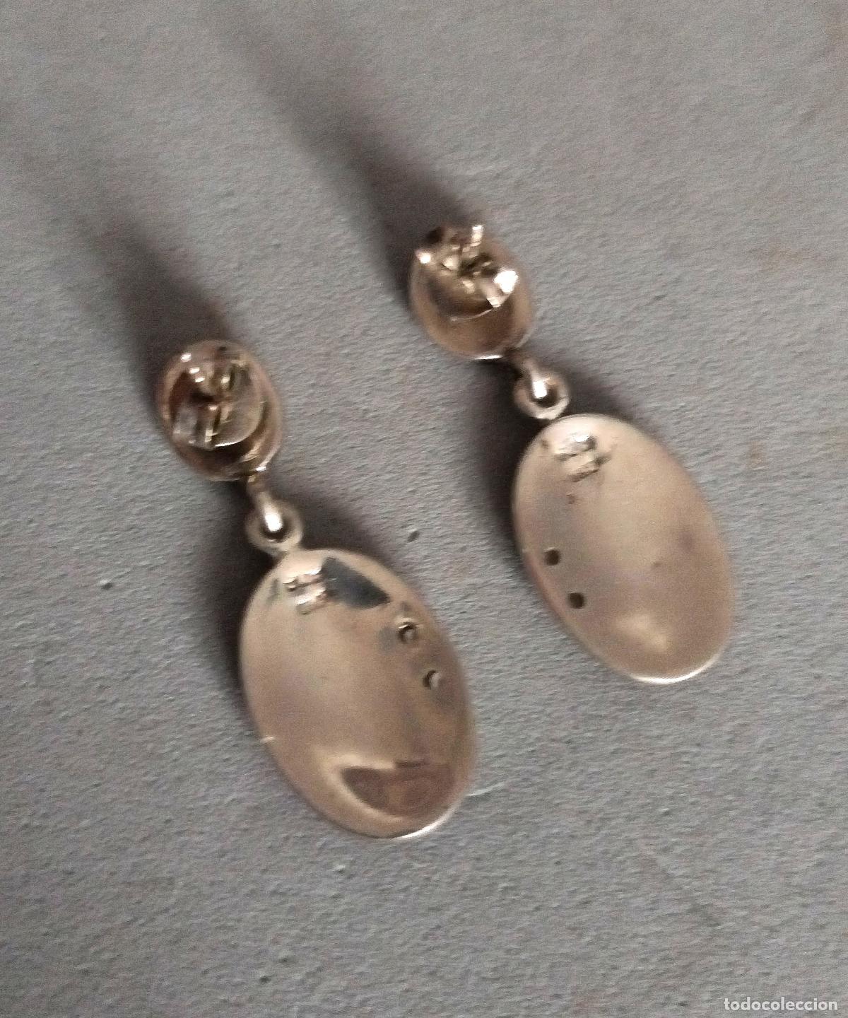 Joyeria: Pendientes de plata de ley contrastada, cierre de presi&oacute;n. - Foto 3