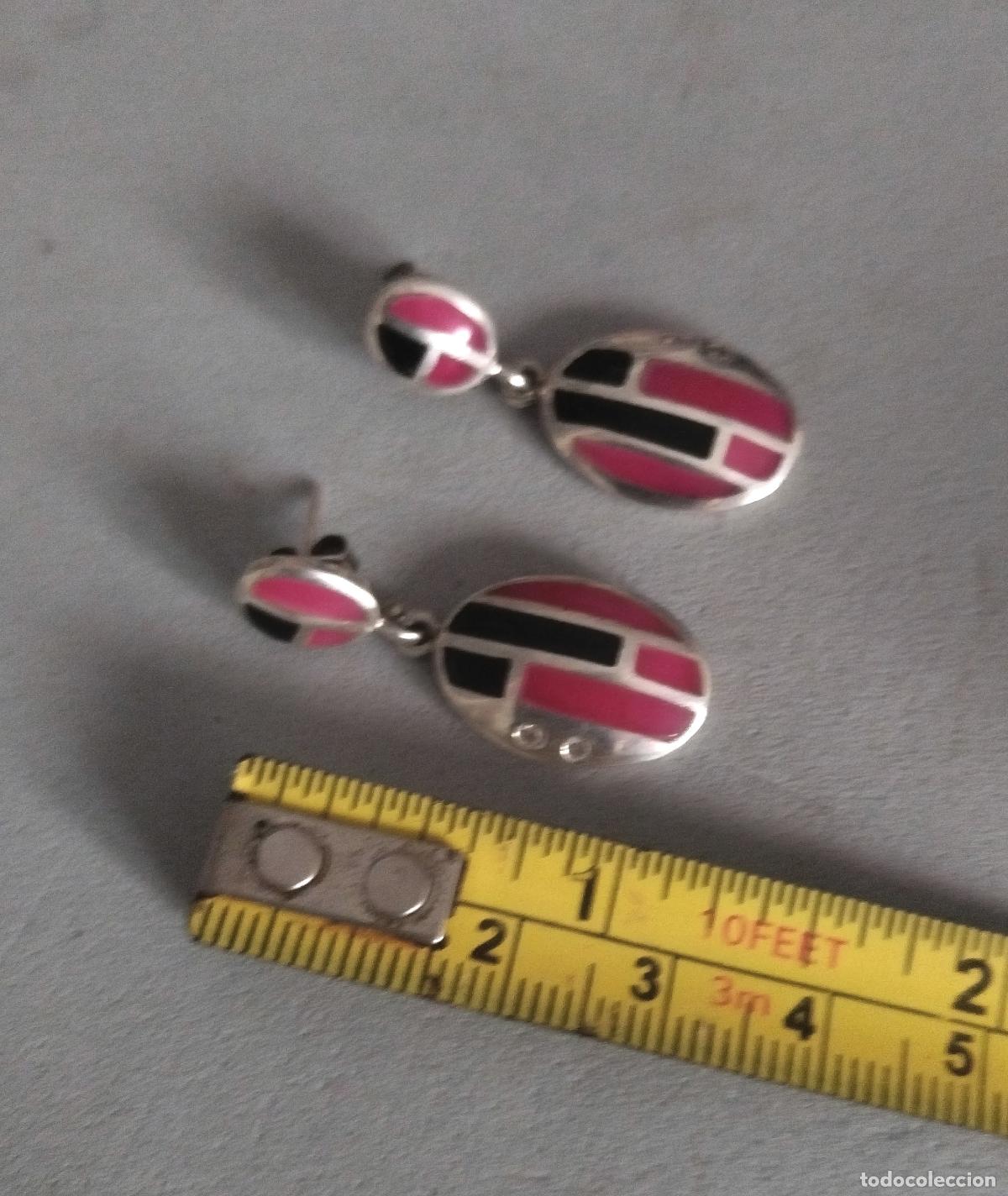 Joyeria: Pendientes de plata de ley contrastada, cierre de presi&oacute;n. - Foto 4