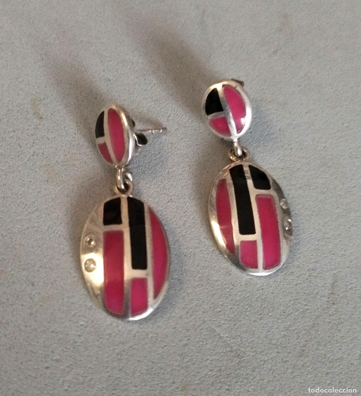 Joyeria: Pendientes de plata de ley contrastada, cierre de presi&oacute;n. - Foto 5