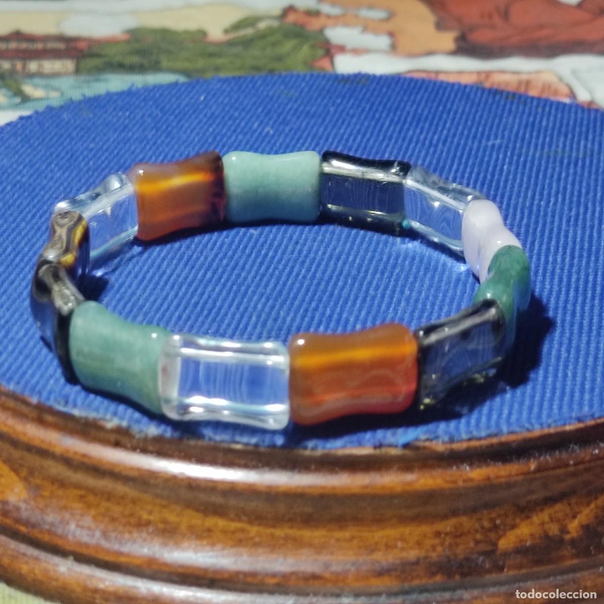 Joyeria: Pulsera de piezas de cuarzo,colores variados. - Foto 2