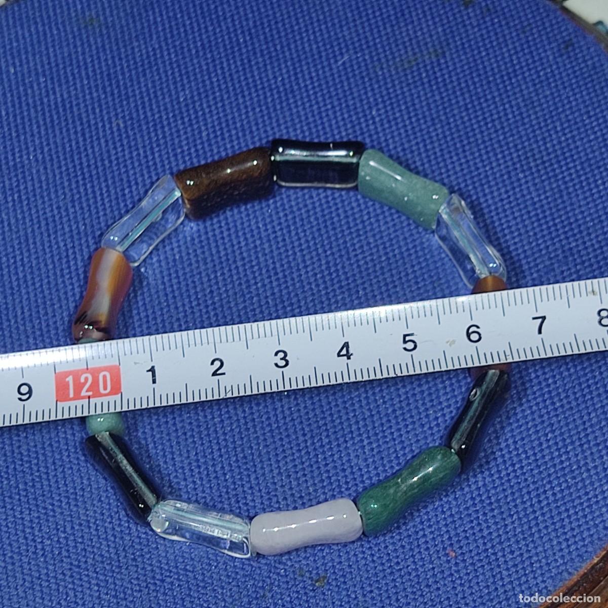 Joyeria: Pulsera de piezas de cuarzo,colores variados. - Foto 10