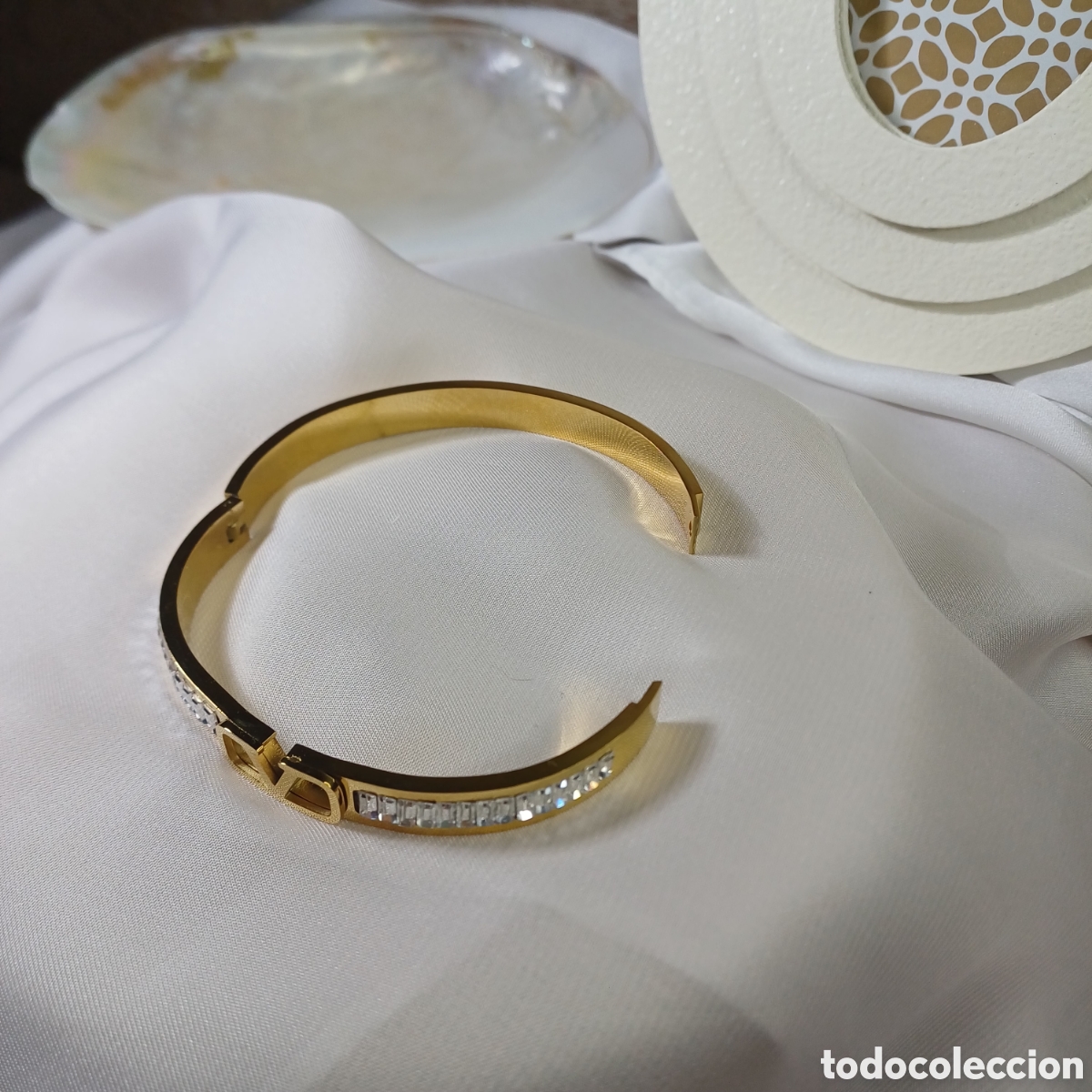 Joyeria: BRAZALETE CHAPADO ORO Y CRISTAL V - Foto 5