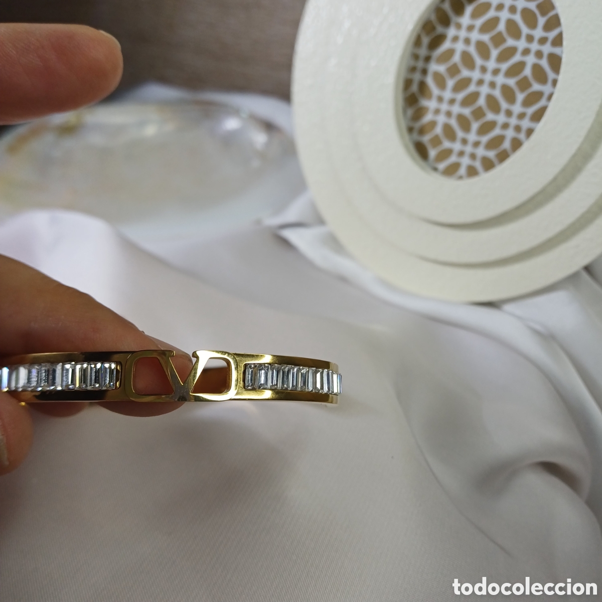Joyeria: BRAZALETE CHAPADO ORO Y CRISTAL V - Foto 6