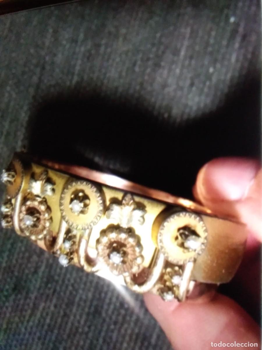 Joyeria: Pulsera isabelina imperio plaque perlas xix - Foto 3