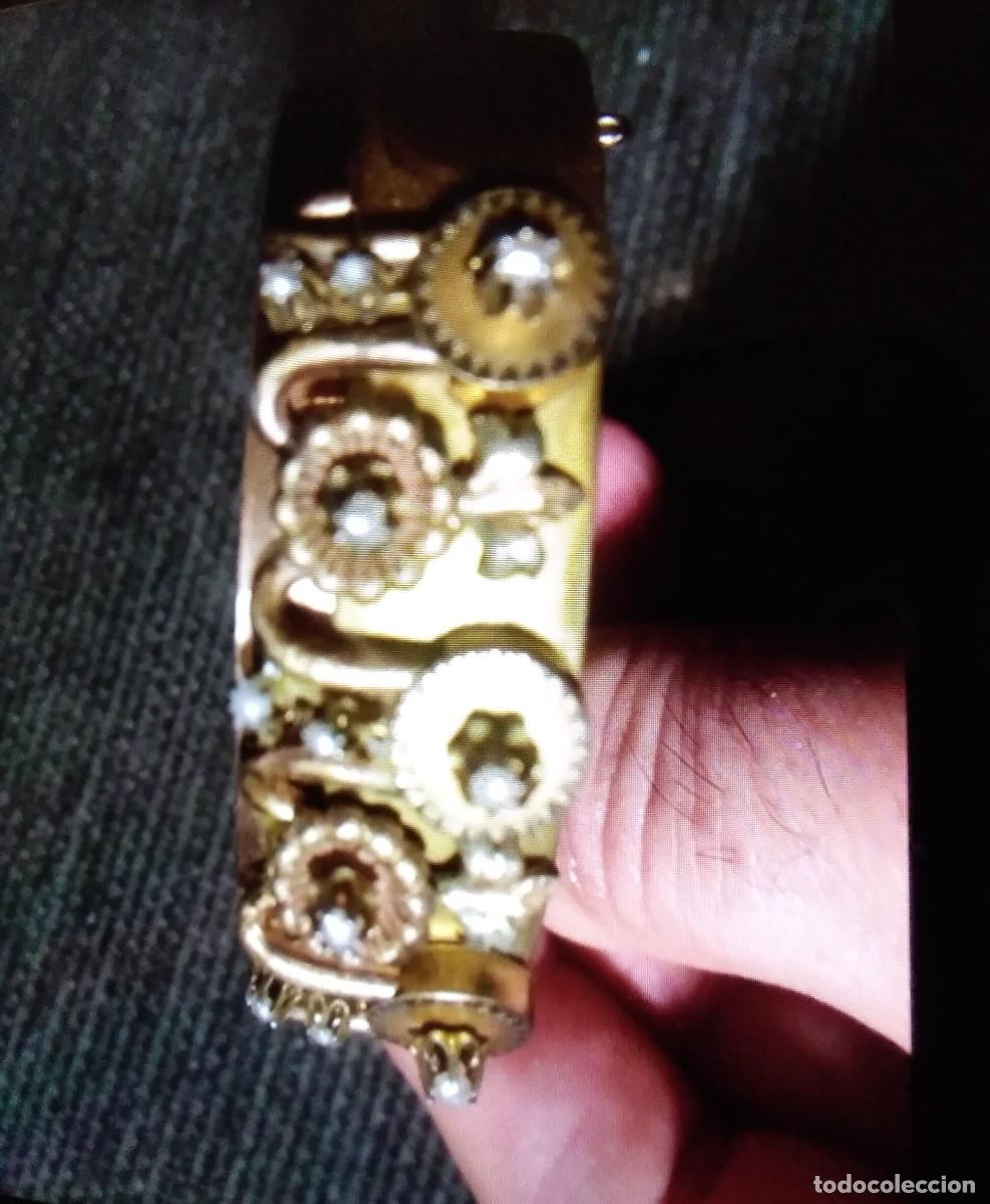 Jewelry: Pulsera isabelina imperio plaque perlas xix