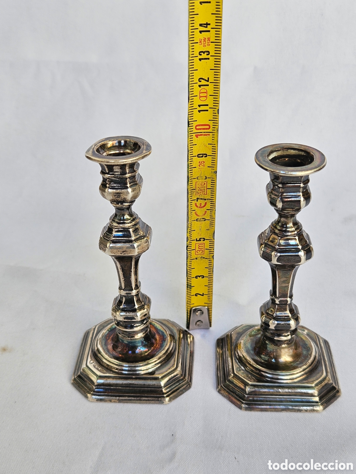 Joyeria: PEQUE&Ntilde;OS CANDELABROS DE PLATA DE PEDRO DUR&Aacute;N - Foto 4