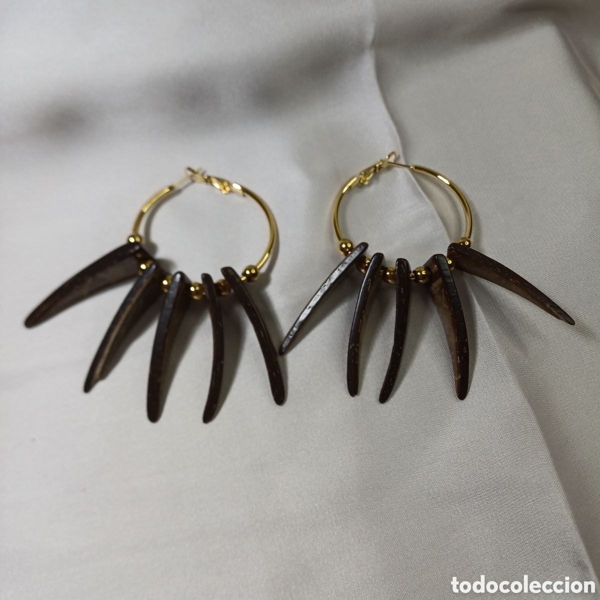 Joyeria: PENDIENTES ARO Y COCO ACERO INOXIDABLE - Foto 4