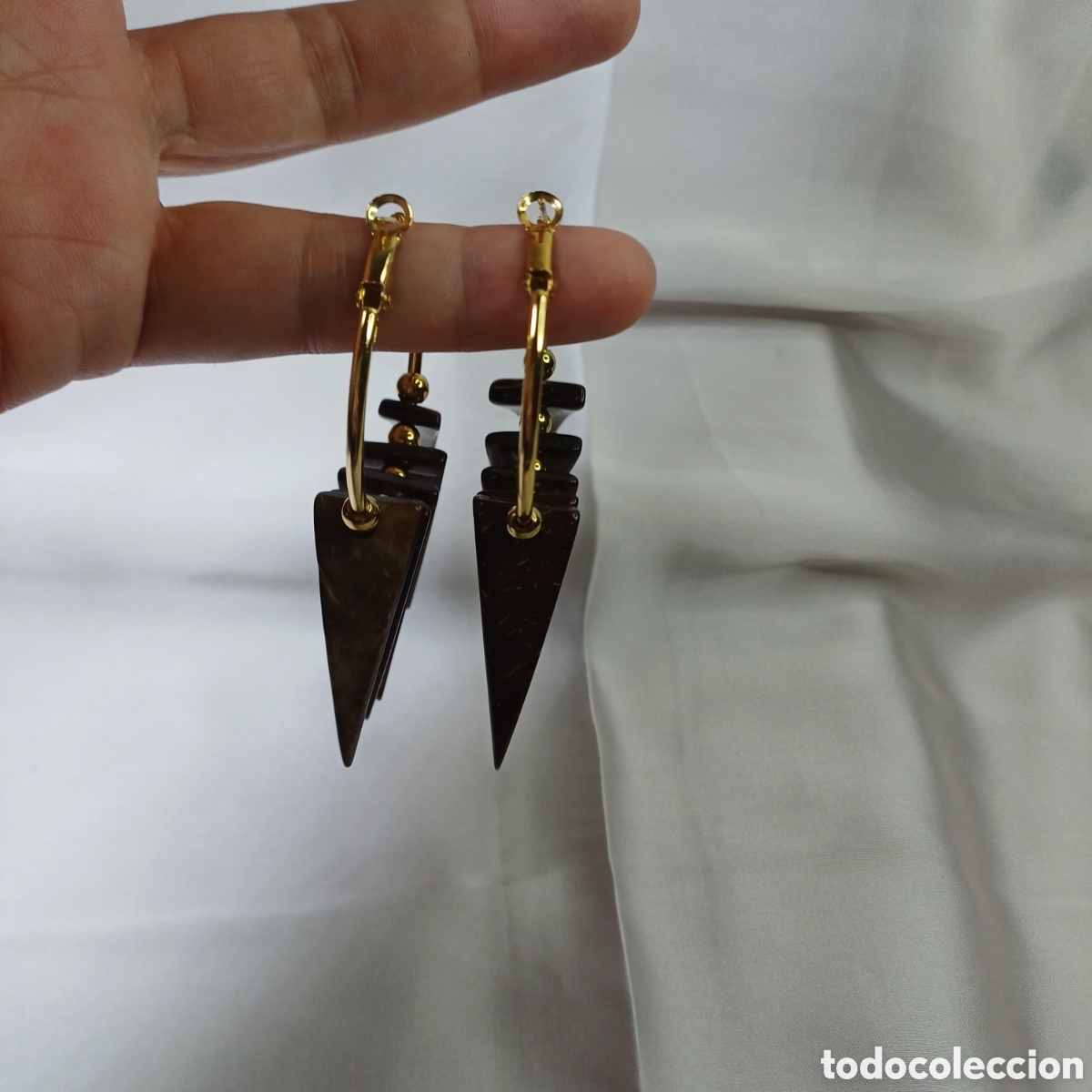 Joyeria: PENDIENTES ARO Y COCO ACERO INOXIDABLE - Foto 5