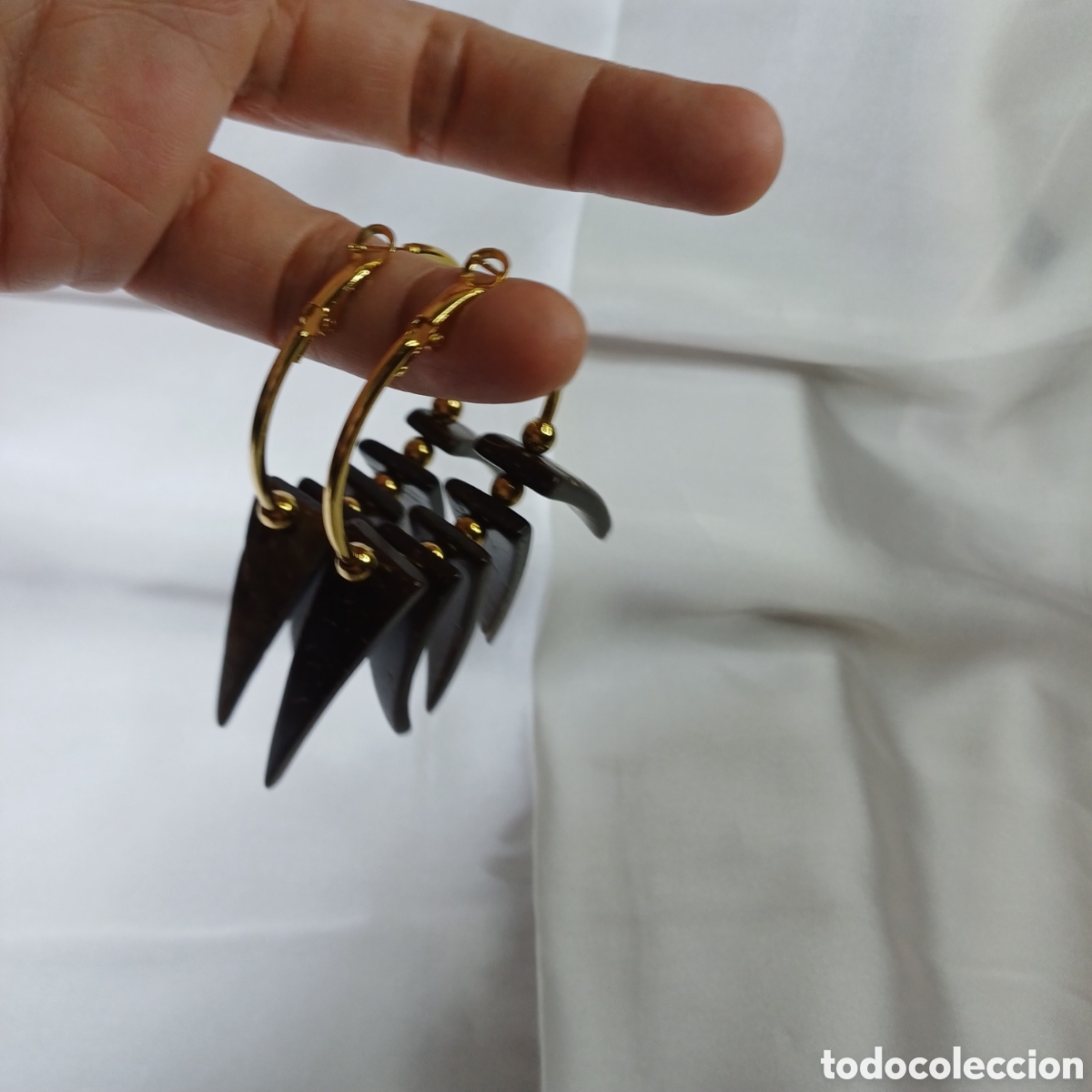 Joyeria: PENDIENTES ARO Y COCO ACERO INOXIDABLE - Foto 6