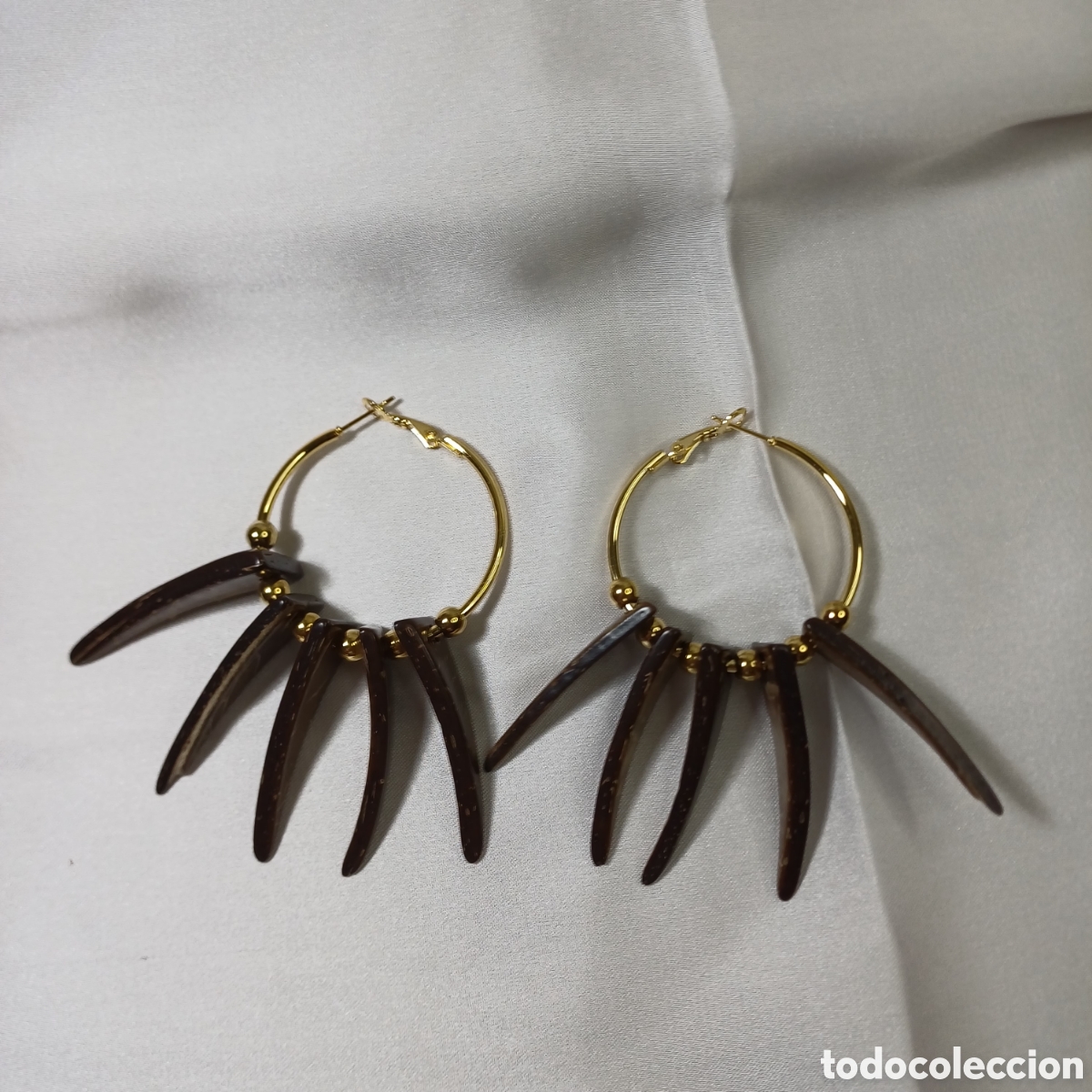 Schmuck: PENDIENTES ARO Y COCO ACERO INOXIDABLE