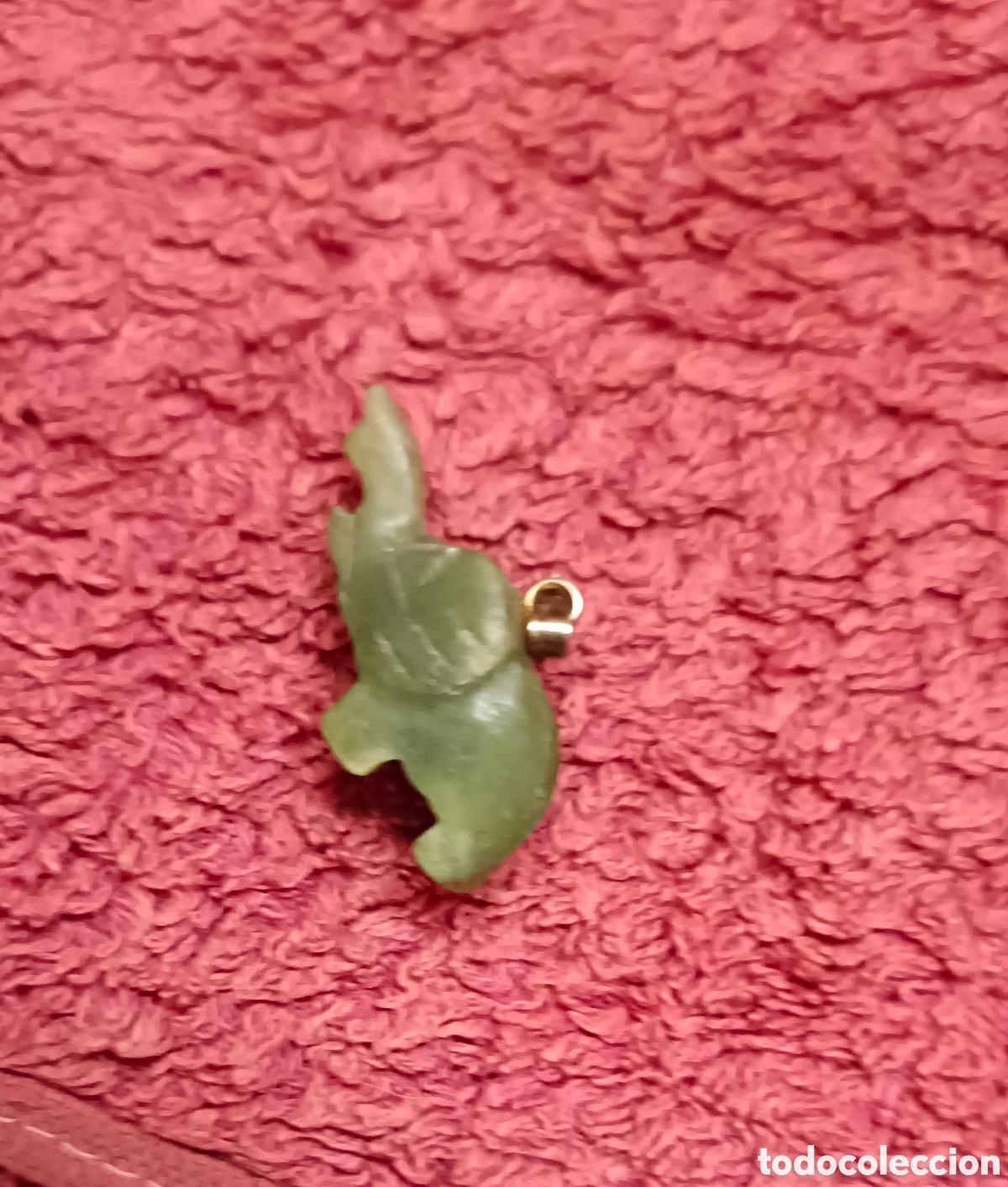 Schmuck: Colgante de jade de elefante