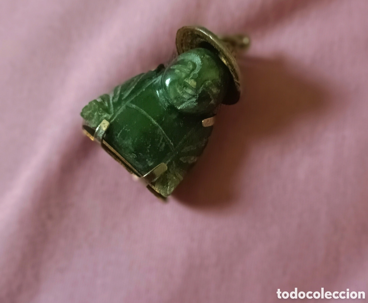 Schmuck: Colgante de jade de un buda