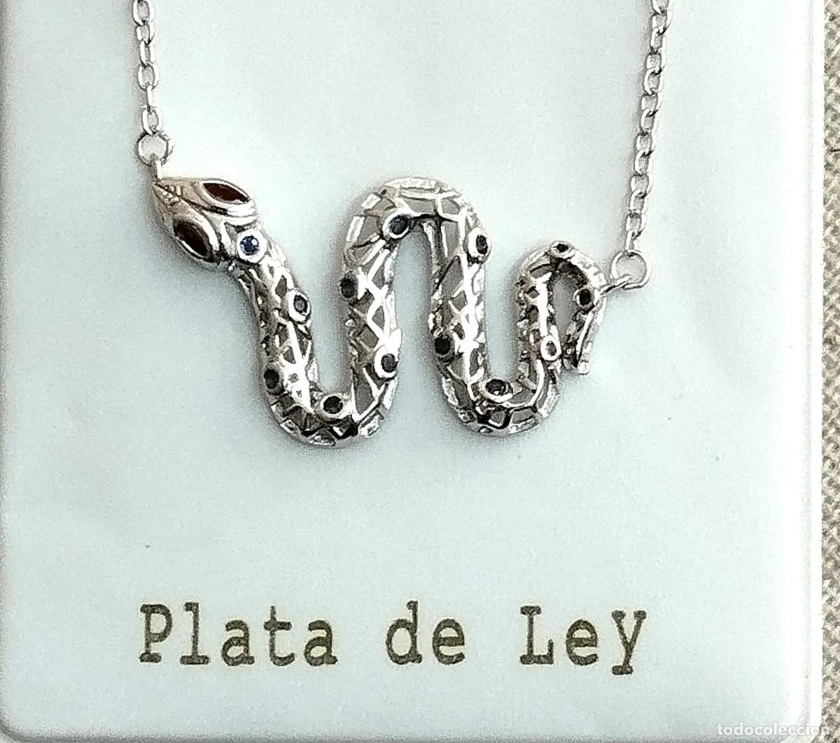 Joyeria: Gargantilla serpiente Plata con circonitas - Foto 1