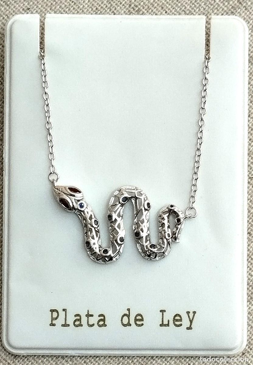 Joyeria: Gargantilla serpiente Plata con circonitas - Foto 2