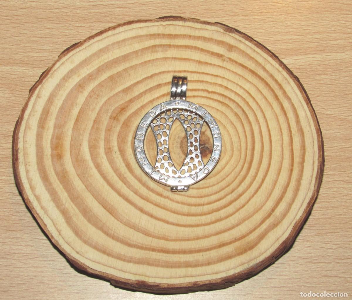 Joyeria: Colgante porta monedas bisel moneda marca Mi moneda plata 925 - Foto 3